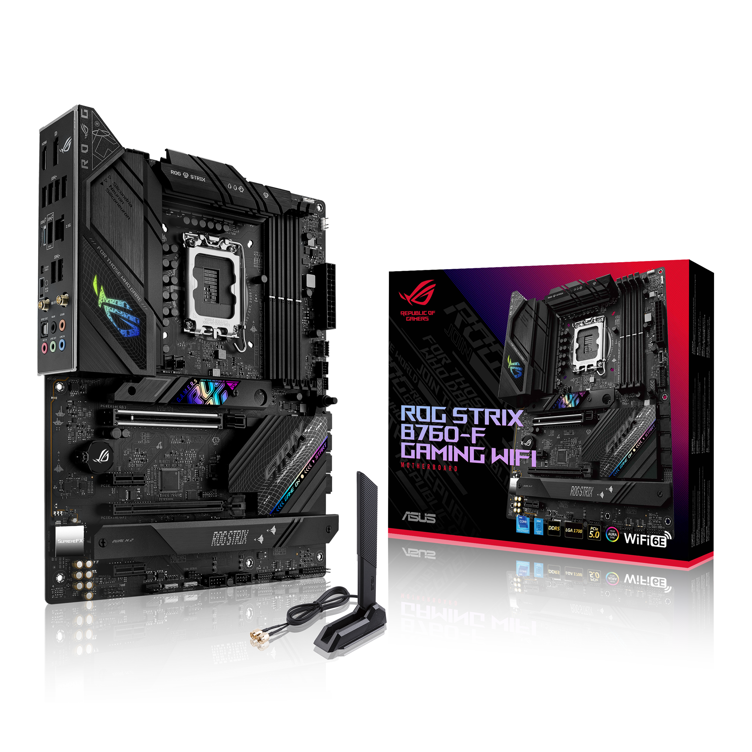 ASUS ROG STRIX B760-F GAMING WIFI ATX Mainboard - Sockel 1700