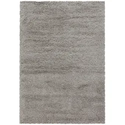 Hochflorteppich Shaggy Einfarbig Weich Flauschig Waschbar Strapazierfähig Schlafzimmer Beige 160x230 cm – SALZACH von Kadima Design