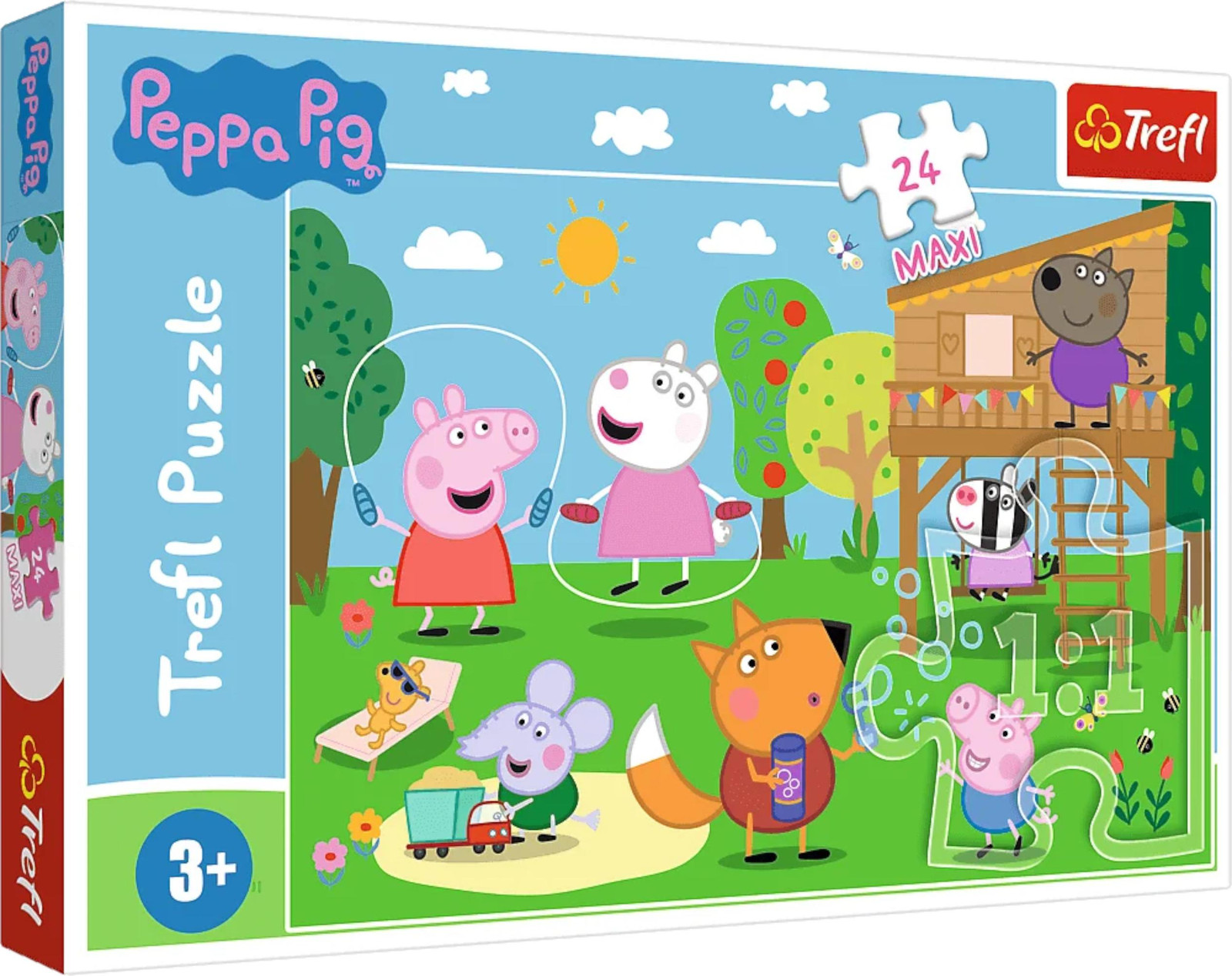 Trefl Peppa Pig Puzzel 24 Maxi - Plezier op de open plek 14342