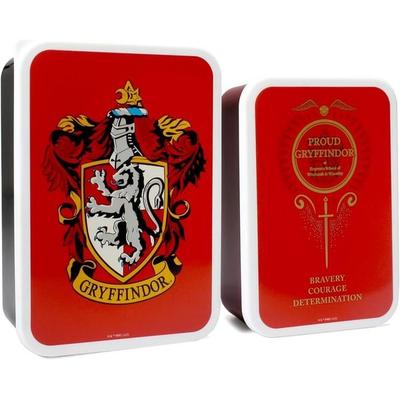 Lunch Box Set of 2 - Harry Potter (Gryffindor) - Kunststoff BPA frei