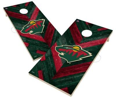 Skip's Garage Minnesota Wild NHL Cornhole Board Set