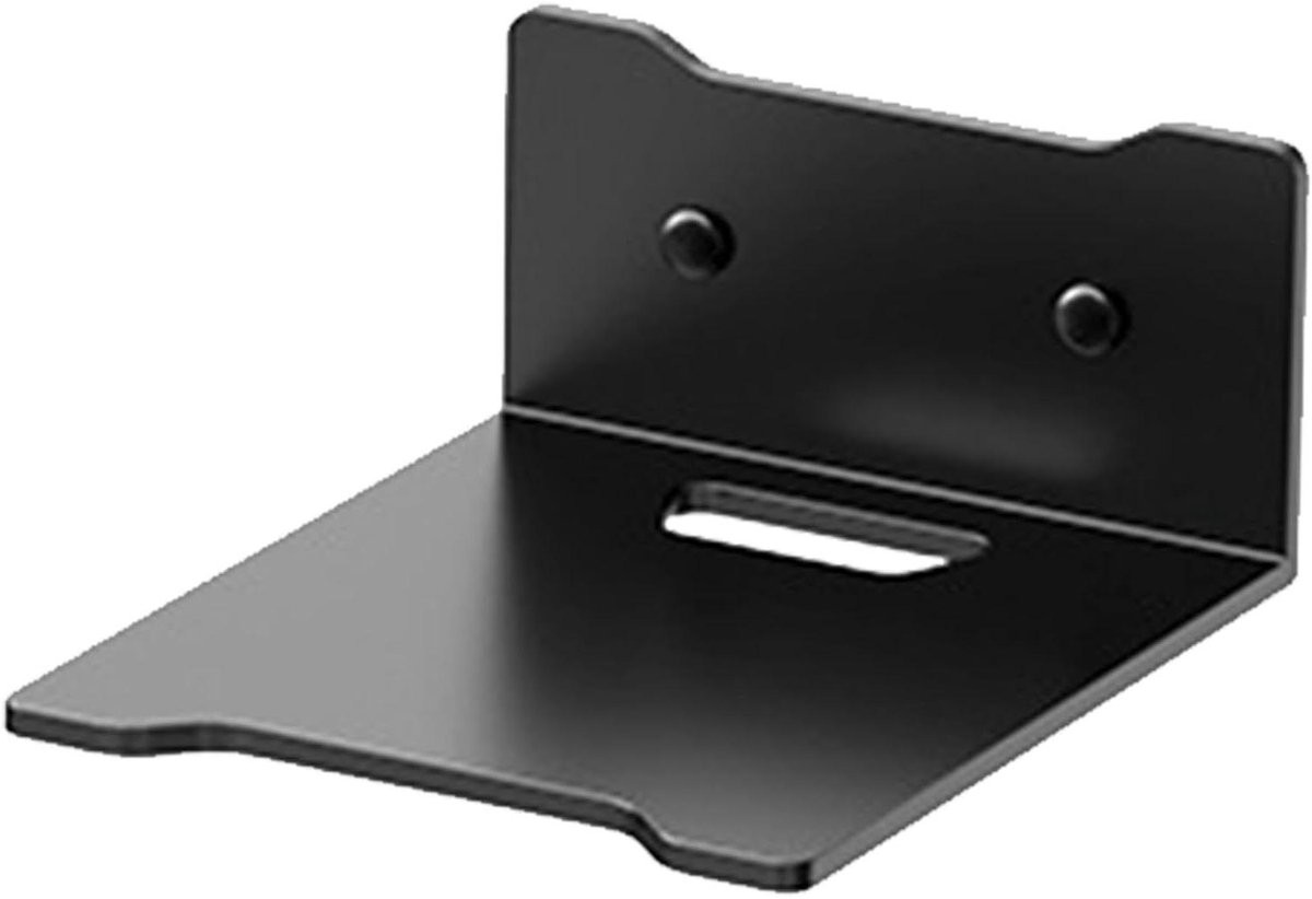 Router Wandrek Zwart Roestvrij Staal Multifunctionele Opbergplank Breedte: 14,5 cm