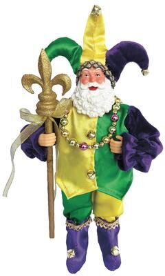 Santa's Workshop "12"" Mardi Gras Jester"