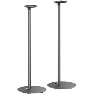 myWall Lautsprecherständer HS42L, schwarz, aus Metall, 2 Stück, für SONOS Era 100, bis 3 kg, Höhe: 71,5 cm