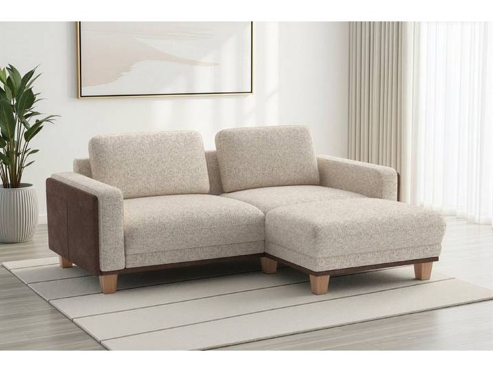 sit&more Ecksofa Concept, Modernes Sofa in drei Fußfarben zur Auswahl