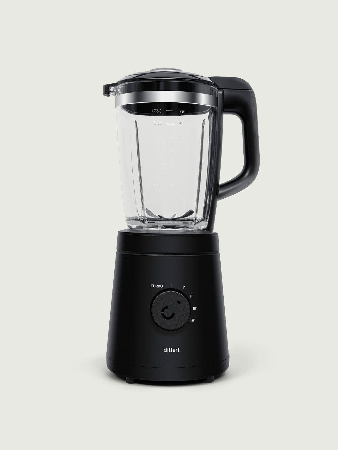 Dittert MI003B-00 Serie One 1,75 l Standmixer 4 Geschwindigkeiten 1300 W (Schwarz)