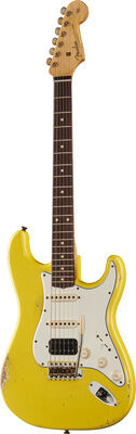 Fender 61 Strat GRY Relic HSS MBAH Grafitti Yellow