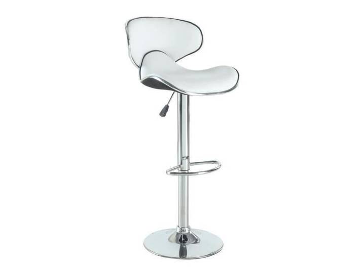 Tabouret style à la mode bar Réglable blanc - Ouistore