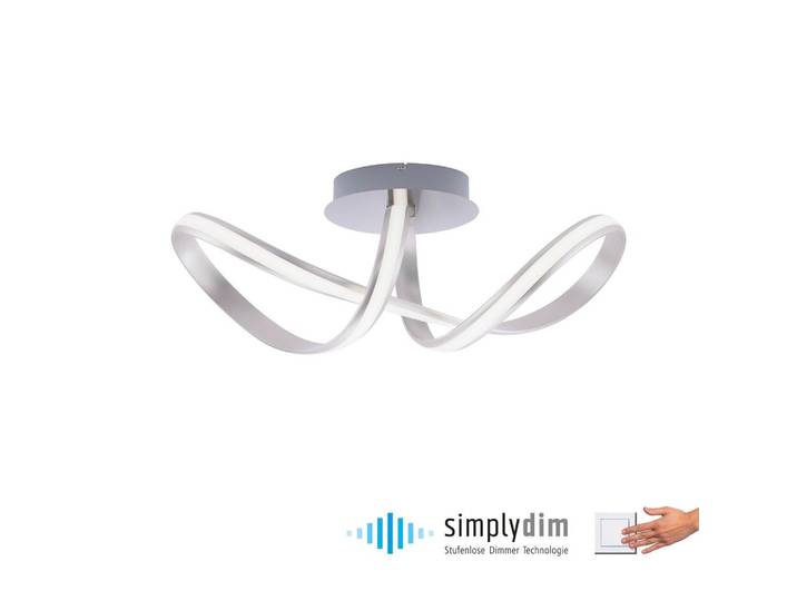 LED-Deckenleuchte Melinda L: 64 cm mit Schalter