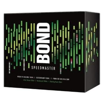 Bond Speedmaster Elite Men's Grooming Set - 150ml Aftershave, 200ml Deodorant, 250ml Rasierschaum (Aftershave Sprühpumpe, 150 ml) (50003090)