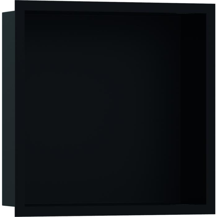 hansgrohe XtraStoris Wandnische 56098670 30x30x10cm, mit Designrahmen, mattschwarz, mattschwarz
