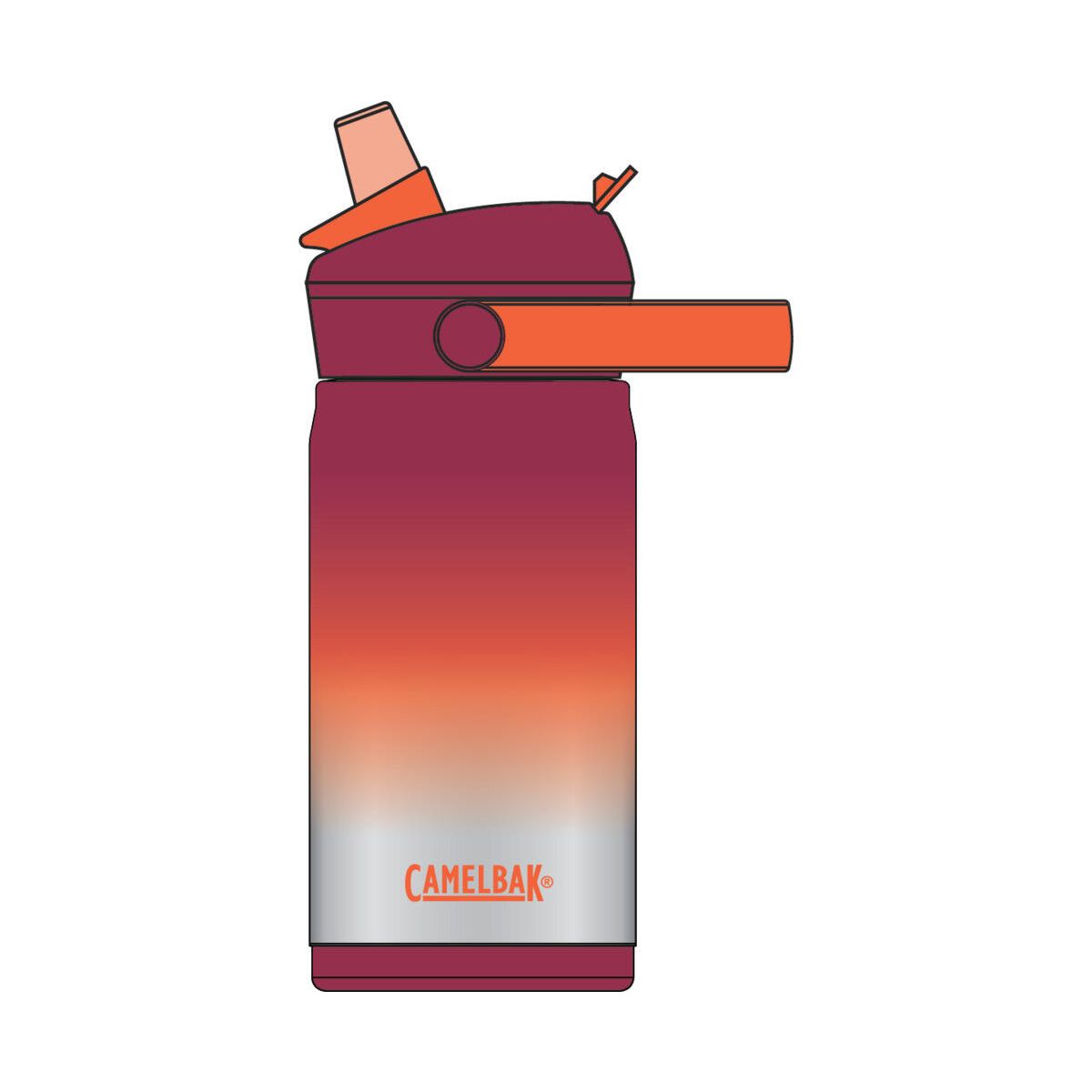 Camelbak Thrive Flip Straw Kids VSS 0,35L purple haze 360202-014