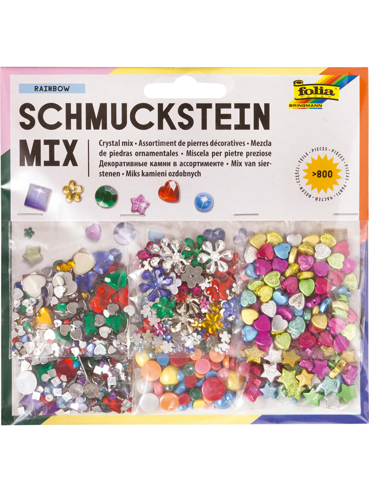 folia PAPER Schmucksteine-Set in Bunt - onesize