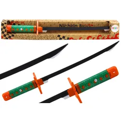 Nichirin-Samurai-Schwert, batteriebetrieben, bequemer Griff, grüner Klang