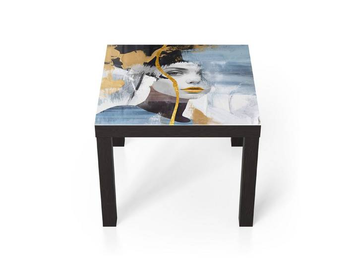 DEQORI Couchtisch 'Fragmentierte Eleganz', Glas Beistelltisch Glastisch modern