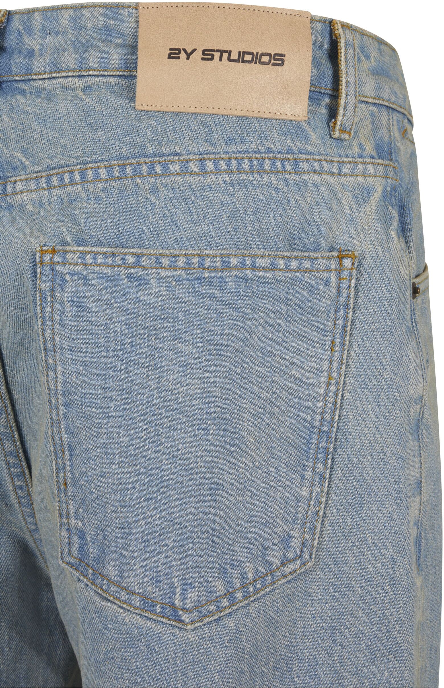 2Y Studios "2Y Studios Neal Zipper Baggy Jeans"