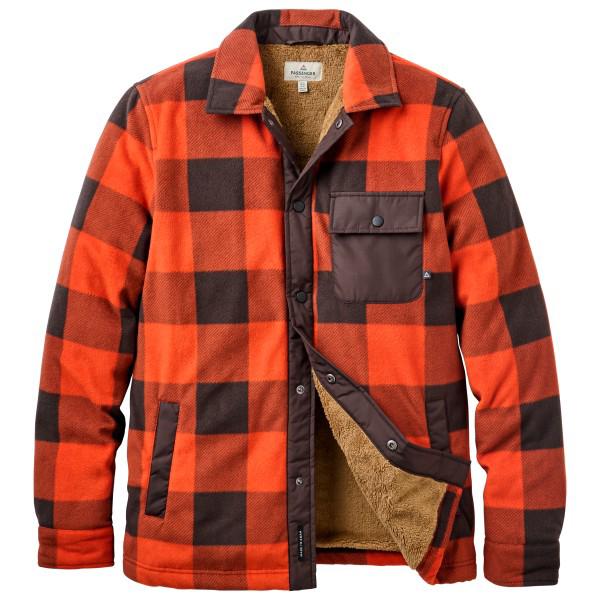 Passenger - Firelight Sherpa Lined Overshirt - Winterjacke Gr S rot