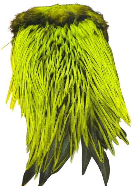 Futurefly Freshwater Rooster Saddle-Fl. Yellow/chartreuse