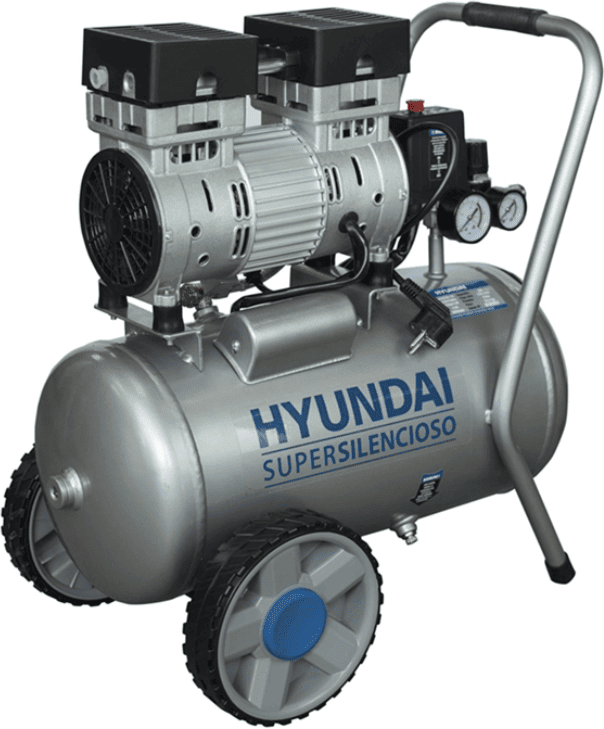 Hyundai Compressor silencioso 750W 24L HYAC24-1S