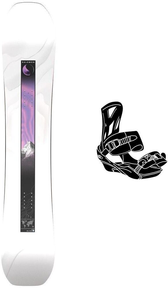Salomon  - Pack Planche Snowboard Bliss - 144 + Talent - Planche Snowboard