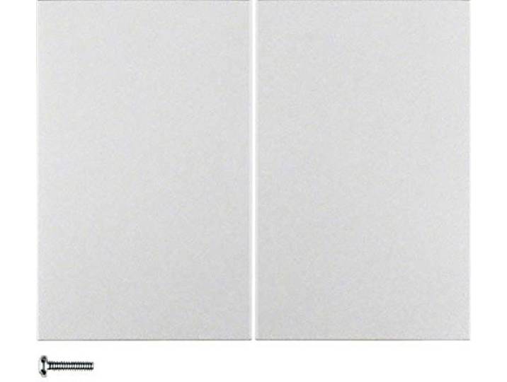 Pulsador KNX radio quicklink doble, serie berker K.5 de hager, aluminio
