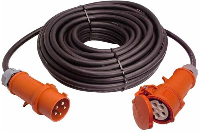 as-Schwabe Rallonge CEE 25m 32A IP44, H07RN-F5G4, 400V ; as - Schwabe (60518)