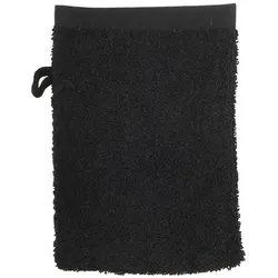 The One Towelling Waschhandschuh T1-WASH black 16 x 21 cm