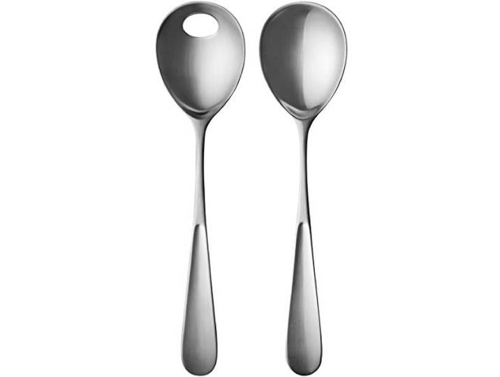 Georg Jensen Server ingesteld, 2 Stuks - 2x Lepel, Mat Roestvrij Staal 18/8 door Vivianna Torun Bülow-Hübe