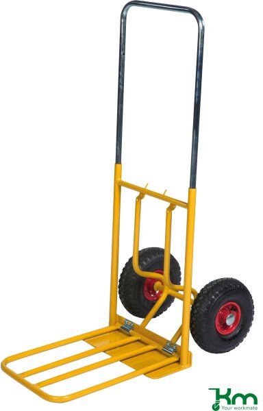 Kongamek Sækkevogn, Teleskophåndtag, Lufthjul, 150 Kg