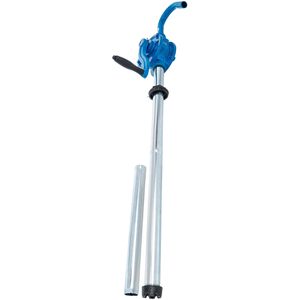 BGS-technic Fasspumpe 8345, 2 Zoll Gewinde, mit Kurbel, für Öl & Frostschutz, 60 & 200 Liter Fässer, 20 l/min