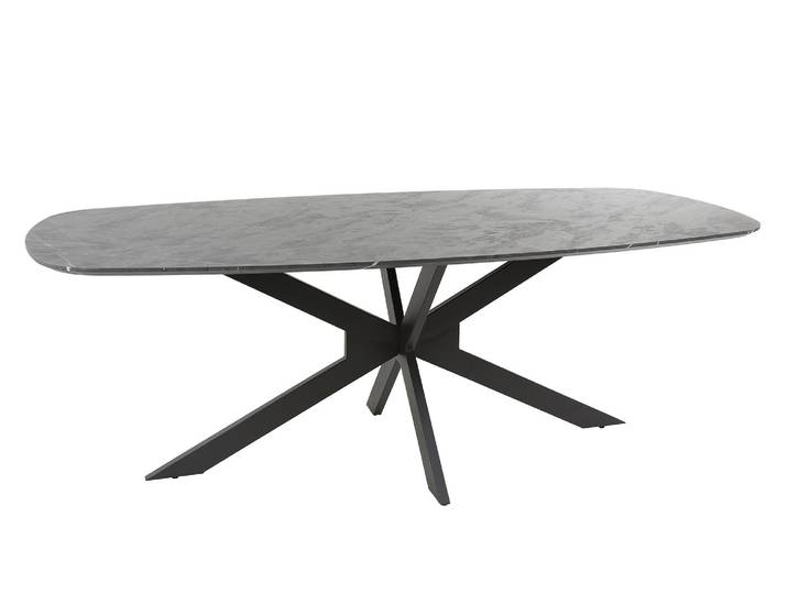 Esstisch Payson oval , Marmor Optik , 180/215 , verschiedene Größen