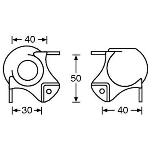 Adam Hall 4128 Ball Corner medium