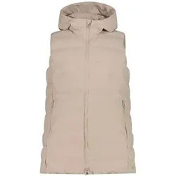 CMP Damen Westen Da WOMAN VEST FIX HOOD, Größe 36 in Schwarz Schwarz