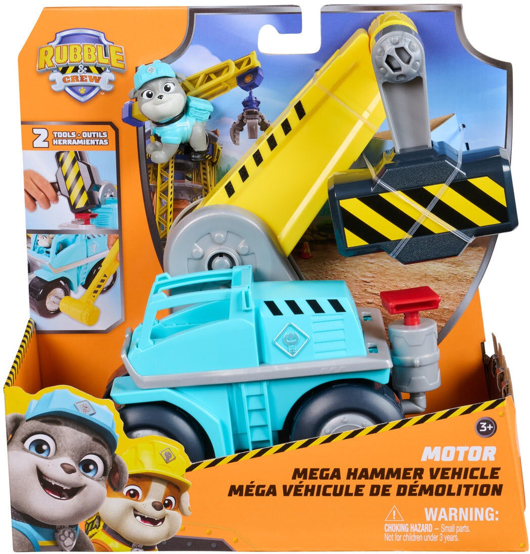 Spin Master Rubble ; Crew Motor’s Mega Hammer Building Vehicle for Preschoolers