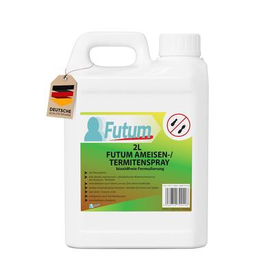 FUTUM 2L Ameisenspray / Termitenspray bekämpft Insekten, Eier, Larven, Insektenspray ohne Biozide auf Wasserbasis, Sofortwirkung ohne Flecken