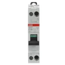ABB Sicherungsautomat SN201, 1+N, 16A, C, 6kA - SN201-C16