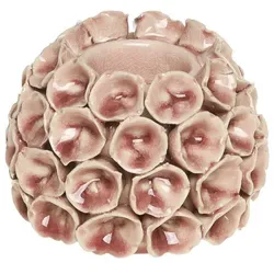 Chic Antique Kerzenständer für Stab und Teelichtkerzen, 8x11 cm, rosa