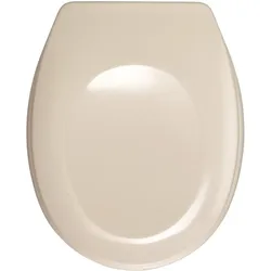 WENKO WC-Sitz Mod. Bergamo Beige, aus antibakteriellem Duroplast