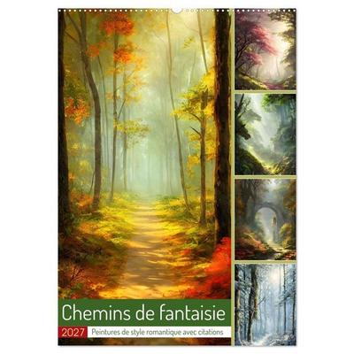 Chemins de fantaisie (Calendrier mural 2027 DIN A2 horizontal), CALVENDO calendrier mensuel