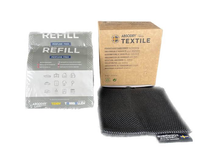 Absodry DuoFamily Luftentfeuchter Textil