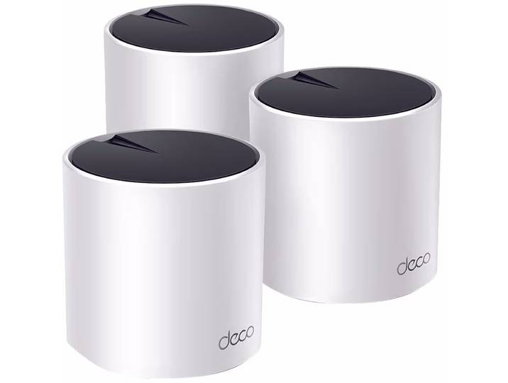 TP-Link AX3000 Whole Home Mesh Wi-Fi 6 System (DECO X55(3-PACK) – LAN & WLAN Router – weiss