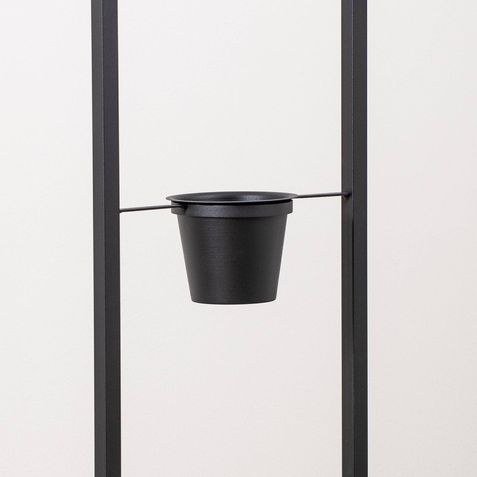 Stehlampe Hyazinth Luminex, schwarz, für Wohn- / Esszimmer, Metall, Stehlampe