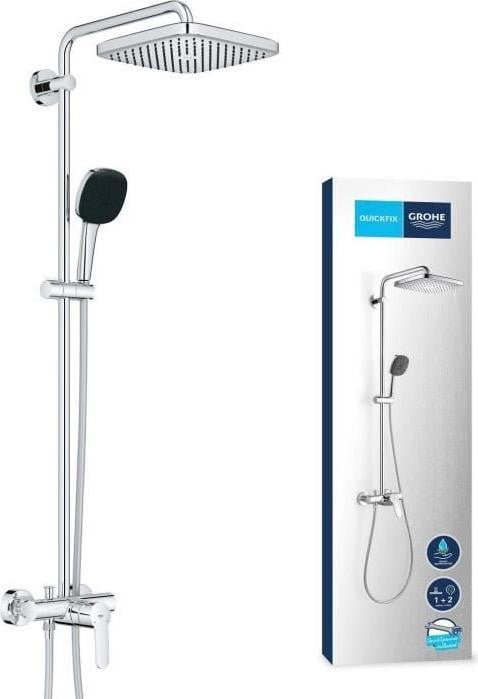 GROHE Vitalio Comfort 250 Douchesysteem met thermostaatkraan, Chroom
