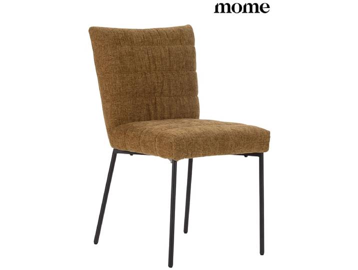 MOME Stuhl NAOMI Stoff rotbraun