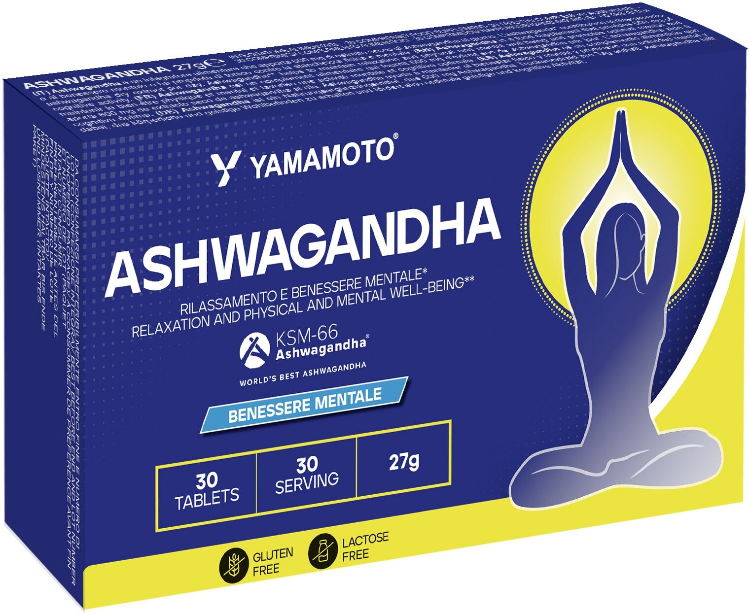 YAMAMOTO RESEARCH Ashwagandha Ksm-66® 30 Compresse 