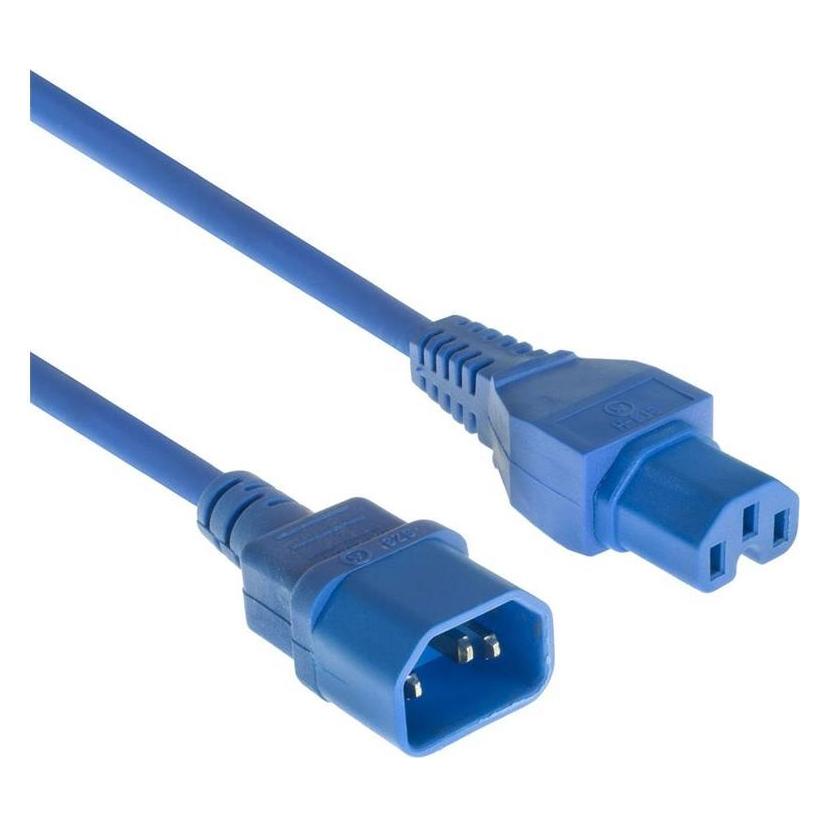 ACT Powercord C14 - C15 blue 1.2 m (1.20 m) (AK5305)