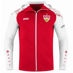 JAKO VfB Stuttgart Sonic Kapuzenjacke 2026/27 Kinder 105 - rot/weiß 152