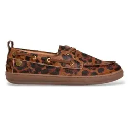 Pepe Jeans für Damen. PLS000033 Lederbootsschuhe Ball Boat braun (39), Wohnung, Schnürsenkel, Lässig