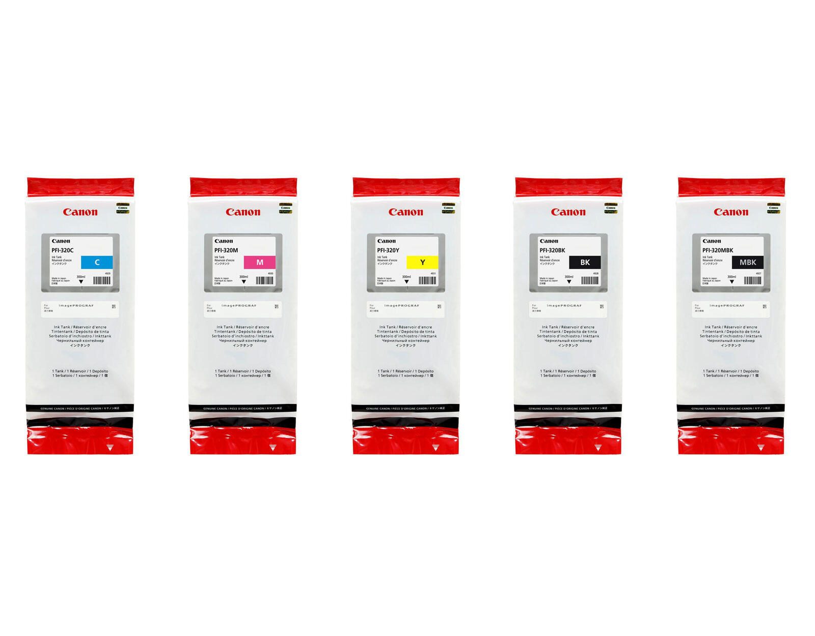 Canon Original PFI-320 Druckerpatronen - 5er Multipack OPPFI320