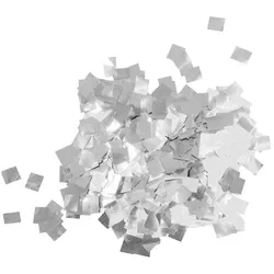 TCM FX Metallic Konfetti Regentropfen 6x6mm, silber, 1kg